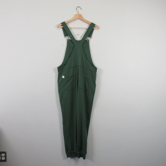 The Great Fantastic Swoveralls Jumpsuit Oragnic Overalls Bib Women S Green 502 - Picture 4 of 14